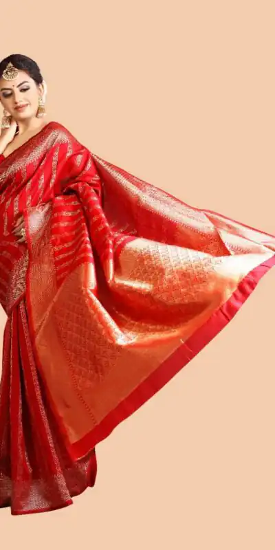 KPR 031 Red Color Soft Lichi Silk Saree with Lace Border & Lace Work. Best Price ₹1349. Delivery 4-6 Working Days. Shop now. | Creative Sarees, Bollywood Sarees, Designer Sarees, Embroidered Sarees, Ethnic Saree, Modern Digital sarees, Party Wear Sarees, Sarees