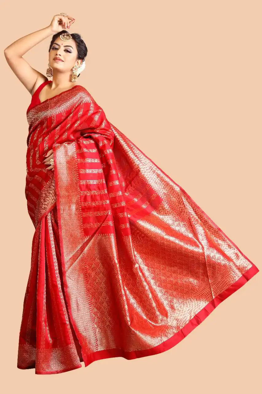 KPR 031 Red Color Soft Lichi Silk Saree with Lace Border & Lace Work. Best Price ₹1349. Delivery 4-6 Working Days. Shop now. | Creative Sarees, Bollywood Sarees, Designer Sarees, Embroidered Sarees, Ethnic Saree, Modern Digital sarees, Party Wear Sarees, Sarees