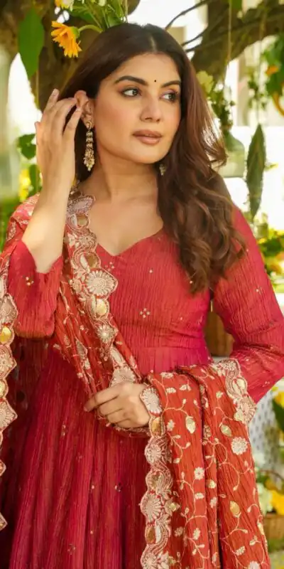 JF 031 Red Color Simmar Silk Anarkali Suit with Embroidery Work. Online Get it for ₹2399. Delivery 4-6 Working Days. Shop now. | Anarkali Suits, Bollywood Anarkali, Creative-Anarkali, Designer Anarkali, Embroidered Anarkali, Party Wear Anarkali