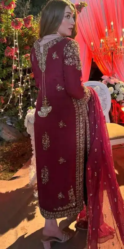 ST 192 Red Vichitra Silk Salwar Suit with Embroidery Work. Wedding, Party, Festive, Events, Grab it for ₹2049. Delivery 4-6 Working Days. Shop now. | Casual Suits, Jump Suits, Creative suits, Designer Suits, Palazzo Suits, Party Wear Suits, Patiala Suits, Salwar suit, Straight Suits