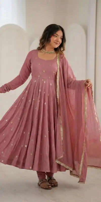 SRK 5330 Peach Color Roman Silk Salwar Suit with Embroidery Work. Available at ₹2099 only. Delivery 4-6 Working Days. Shop now. | Casual Suits, Jump Suits, Creative suits, Designer Suits, Palazzo Suits, Party Wear Suits, Patiala Suits, Salwar suit, Straight Suits