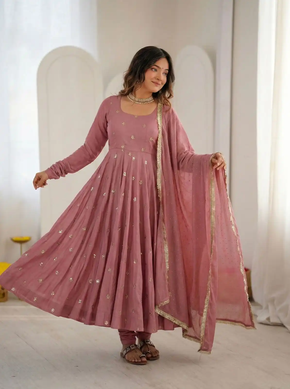 SRK 5330 Peach Color Roman Silk Salwar Suit with Embroidery Work. Available at ₹2099 only. Delivery 4-6 Working Days. Shop now. | Casual Suits, Jump Suits, Creative suits, Designer Suits, Palazzo Suits, Party Wear Suits, Patiala Suits, Salwar suit, Straight Suits