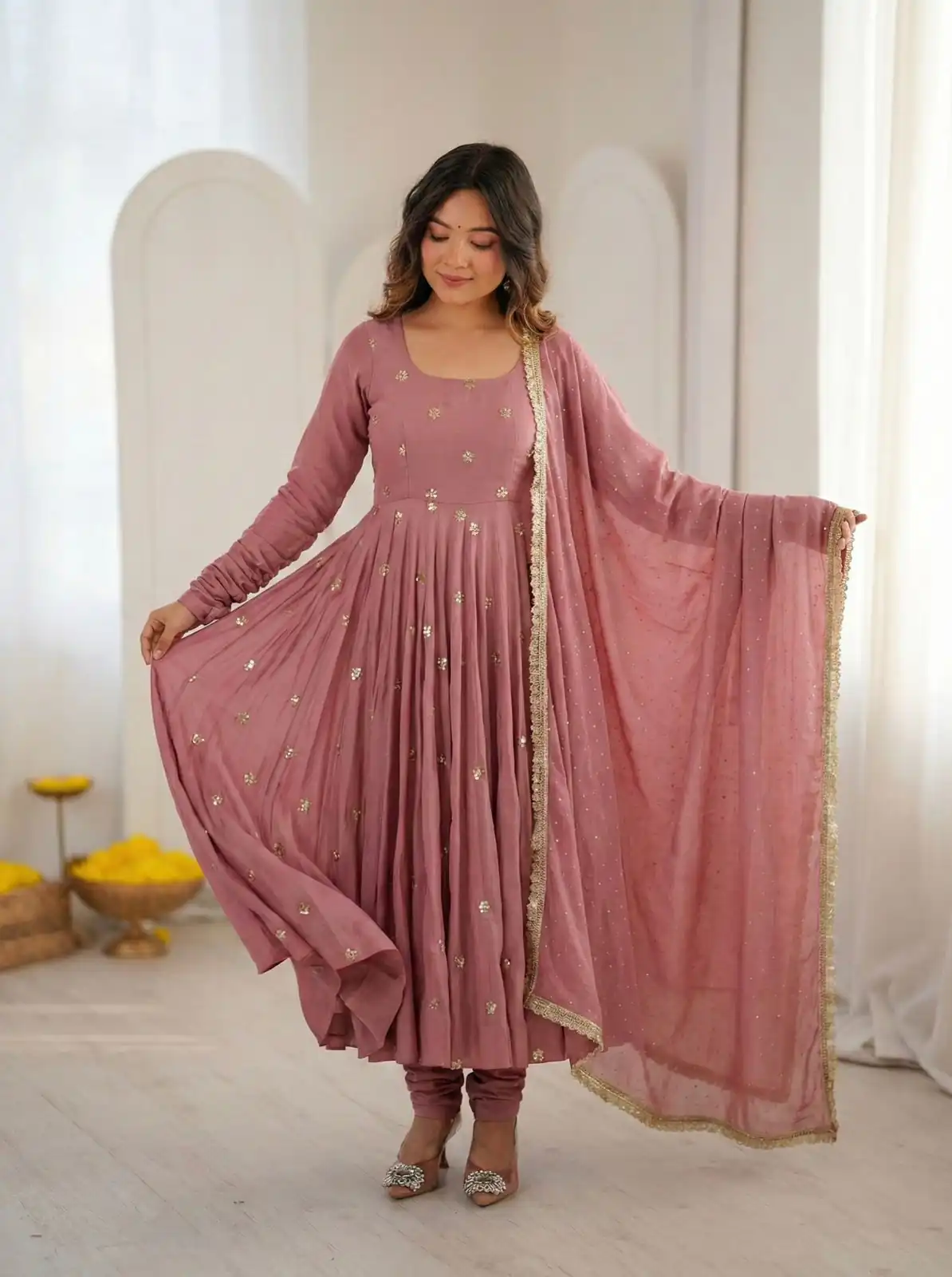 SRK 5330 Peach Color Roman Silk Salwar Suit with Embroidery Work. Available at ₹2099 only. Delivery 4-6 Working Days. Shop now. | Casual Suits, Jump Suits, Creative suits, Designer Suits, Palazzo Suits, Party Wear Suits, Patiala Suits, Salwar suit, Straight Suits