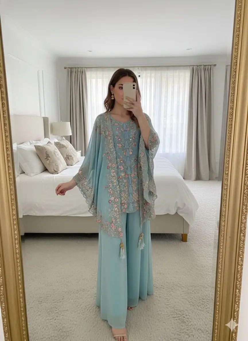 BE 406 Sky Blue in Color Faux Georgette Embroidery Work Salwar Suit . Grab it for ₹2449. Delivery 4-6 Working Days. Shop now. | Casual Suits, Jump Suits, Creative suits, Designer Suits, Palazzo Suits, Party Wear Suits, Patiala Suits, Salwar suit, Straight Suits