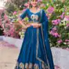 Ram 165 Blue in Color Vichitra Silk Embroidery Work Lehenga Choli . Now at just ₹2599. Delivery 4-6 Working Days. Shop now. | Bollywood Lehenga, Creative Lehenga, Designer Lehenga, Embroidered Lehenga, Lehenga, Party Wear Lehenga