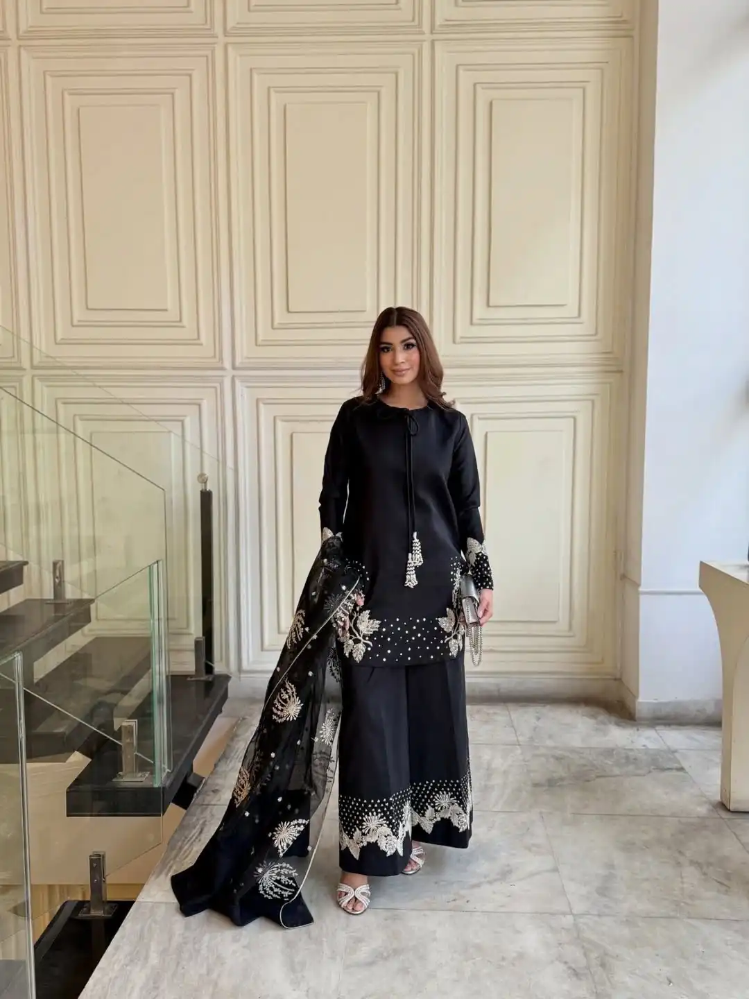AD 202 Black in Color Natural Crepe Embroidery Work Salwar Suit . Affordable Price ₹1849. Delivery 4-6 Working Days. Shop now. | Casual Suits, Jump Suits, Creative suits, Designer Suits, Palazzo Suits, Party Wear Suits, Patiala Suits, Salwar suit, Straight Suits