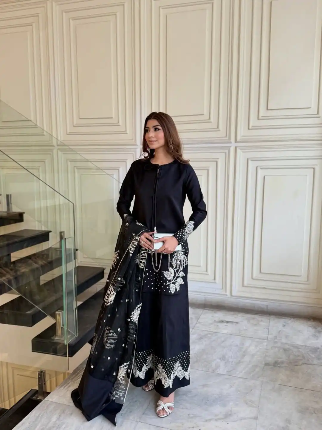 AD 202 Black in Color Natural Crepe Embroidery Work Salwar Suit . Affordable Price ₹1849. Delivery 4-6 Working Days. Shop now. | Casual Suits, Jump Suits, Creative suits, Designer Suits, Palazzo Suits, Party Wear Suits, Patiala Suits, Salwar suit, Straight Suits