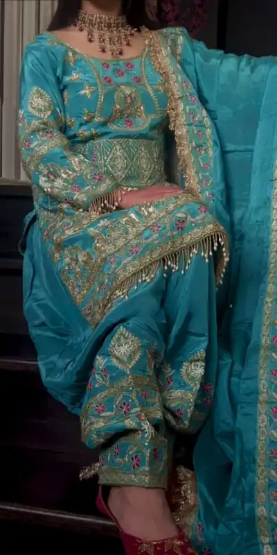 NF 1247 Blue in Color Natural Crepe Embroidery Work Salwar Suit . Affordable Price ₹2599. Delivery 4-6 Working Days. Shop now. | Casual Suits, Jump Suits, Creative suits, Designer Suits, Palazzo Suits, Party Wear Suits, Patiala Suits, Salwar suit, Straight Suits