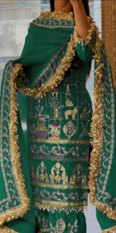 NF 1247 Green in Color Natural Crepe Embroidery Work Salwar Suit . Affordable Price ₹2599. Delivery 4-6 Working Days. Shop now. | Casual Suits, Jump Suits, Creative suits, Designer Suits, Palazzo Suits, Party Wear Suits, Patiala Suits, Salwar suit, Straight Suits