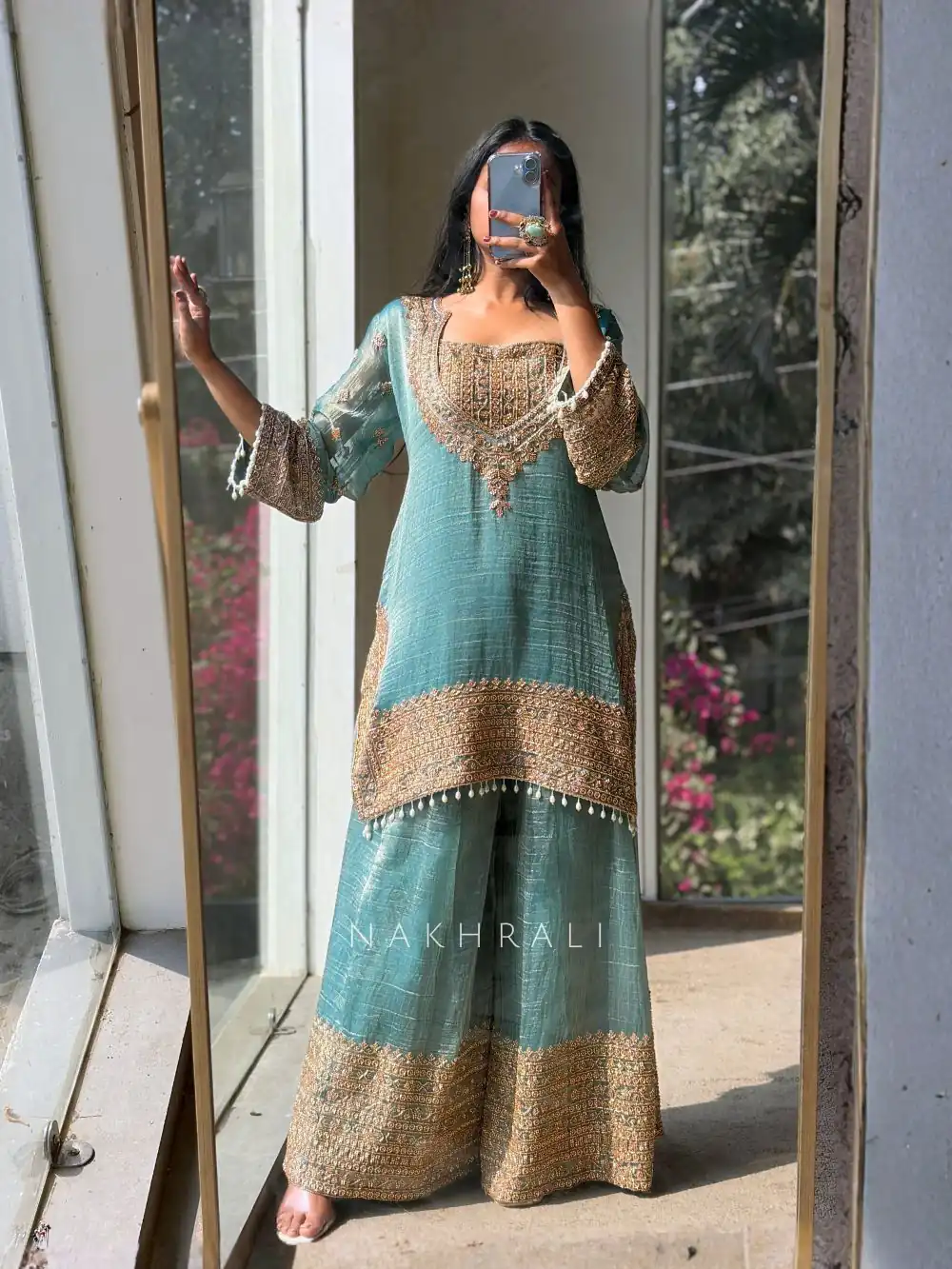 VLM 324 Firozi Fendy Silk Salwar Suit Perfect for Wedding, Party, Cultural Events, Sangeet, Housewarming – . Grab it for ₹2449. Delivery 4-6 Working Days | Casual Suits, Jump Suits, Creative suits, Designer Suits, Palazzo Suits, Party Wear Suits, Patiala Suits, Salwar suit, Straight Suits