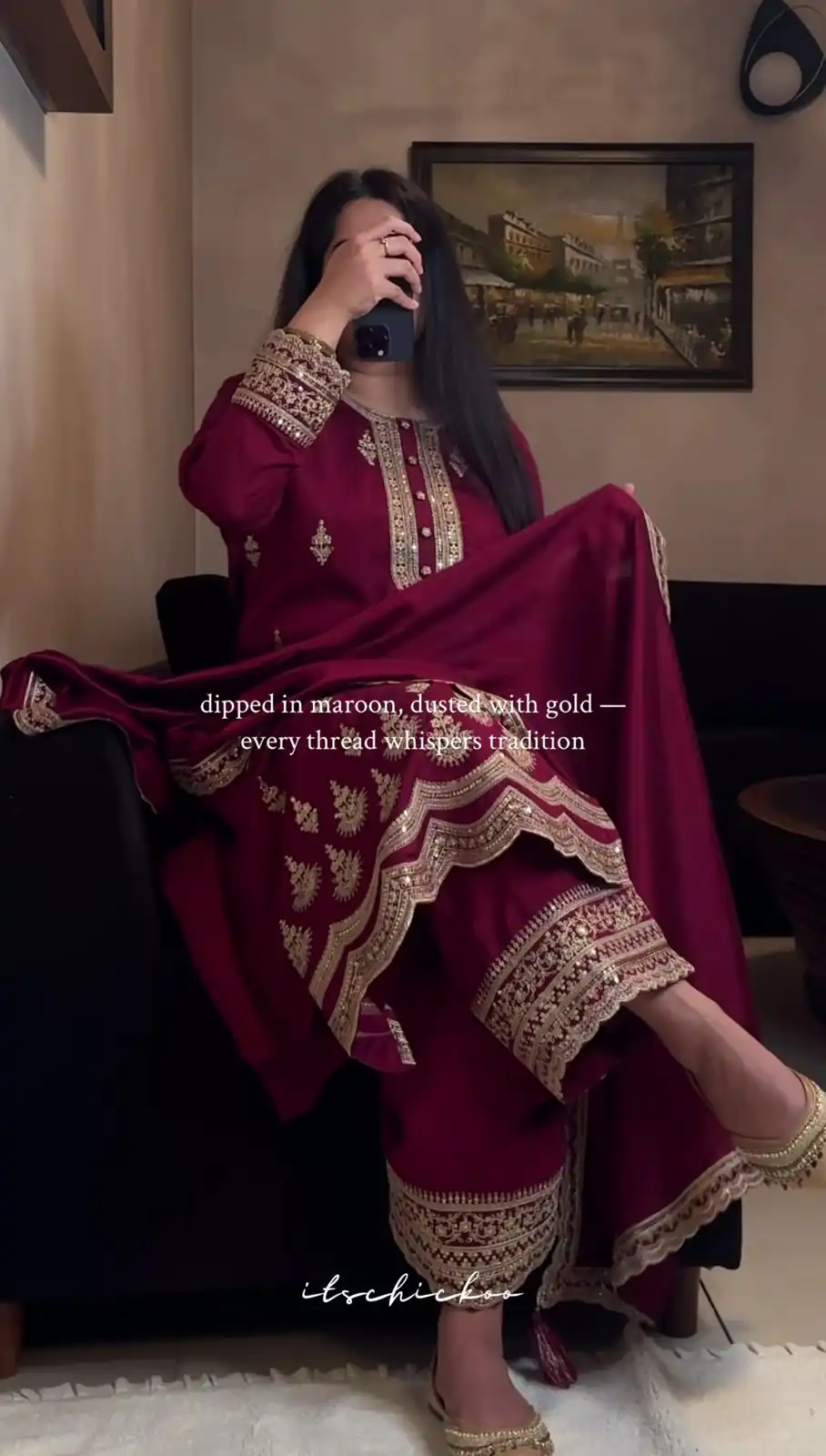 MD 3038 Maroon Color Crep Salwar Suit Brown with Embroidery Work. Exclusive Offer ₹2099. Delivery 4-6 Working Days. Shop now. | Casual Suits, Jump Suits, Creative suits, Designer Suits, Palazzo Suits, Party Wear Suits, Patiala Suits, Salwar suit, Straight Suits