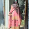 VLM 324 Peach Fendy Silk Salwar Suit Perfect for Wedding, Party, Cultural Events, Sangeet, Housewarming – . Grab it for ₹2449. Delivery 4-6 Working Days | Casual Suits, Jump Suits, Creative suits, Designer Suits, Palazzo Suits, Party Wear Suits, Patiala Suits, Salwar suit, Straight Suits
