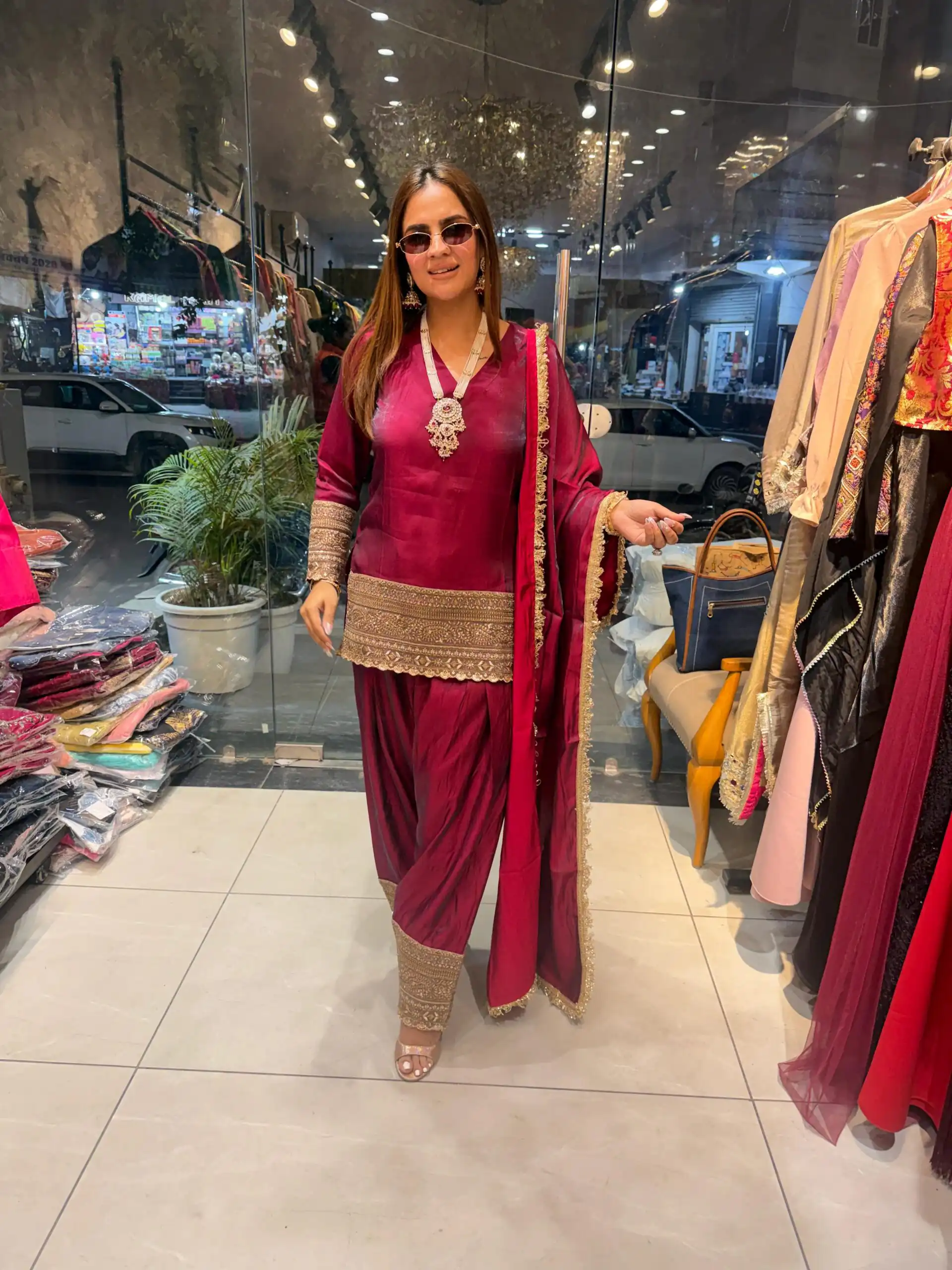 ZSR 3164 Red Fendy Silk Salwar Suitwith Embroidery Work & Lace Work. Now at just ₹2099. Delivery 4-6 Working Days. Shop now. | Casual Suits, Jump Suits, Creative suits, Designer Suits, Palazzo Suits, Party Wear Suits, Patiala Suits, Salwar suit, Straight Suits