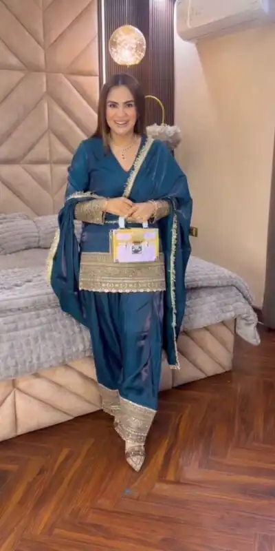 ZSR 3164 Teal Fendy Silk Salwar Suitwith Embroidery Work & Lace Work. Now at just ₹2099. Delivery 4-6 Working Days. Shop now. | Casual Suits, Jump Suits, Creative suits, Designer Suits, Palazzo Suits, Party Wear Suits, Patiala Suits, Salwar suit, Straight Suits