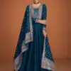 FC 9577 Teal Color Vichitra Salwar Suit with Embroidery Work. Available at ₹2649 only. Delivery 4-6 Working Days. Shop now. | Casual Suits, Jump Suits, Creative suits, Designer Suits, Palazzo Suits, Party Wear Suits, Patiala Suits, Salwar suit, Straight Suits