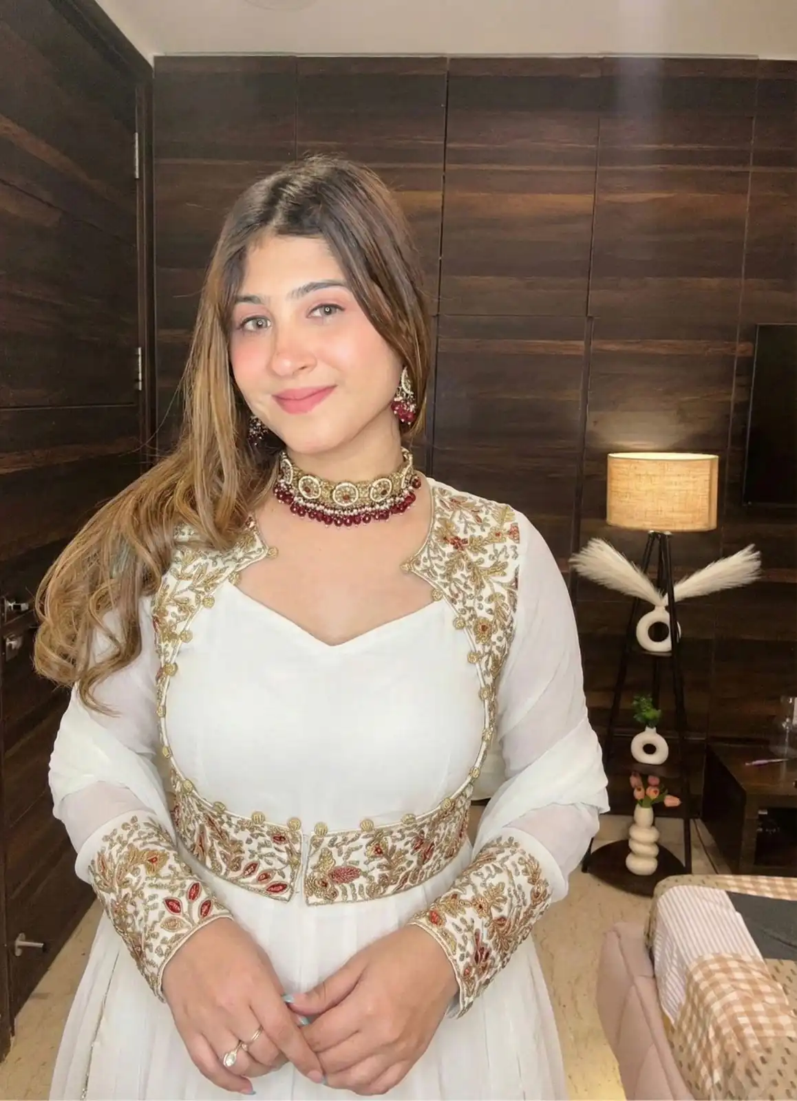 MF 496 White Faux Georgette Salwar Suit with Lace Work & Embroidery Work. Special Price ₹2449. Delivery 4-6 Working Days. Shop now. | Casual Suits, Jump Suits, Creative suits, Designer Suits, Palazzo Suits, Party Wear Suits, Patiala Suits, Salwar suit, Straight Suits