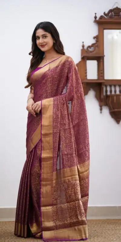 KPR 168 Wine in Soft Lichi Silk Lace Border & Lace Work Saree . Available at ₹1299 only. Delivery 4-6 Working Days. Shop now. | Creative Sarees, Bollywood Sarees, Designer Sarees, Embroidered Sarees, Ethnic Saree, Modern Digital sarees, Party Wear Sarees, Sarees