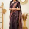 KPR 136 Wine in Soft Lichi Silk Lace Border & Lace Work Saree . Exclusive Offer ₹1299. Delivery 4-6 Working Days. Shop now. | Creative Sarees, Bollywood Sarees, Designer Sarees, Embroidered Sarees, Ethnic Saree, Modern Digital sarees, Party Wear Sarees, Sarees