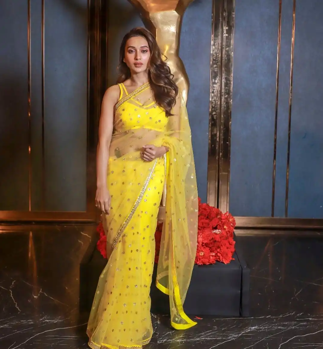 KT 215 Yellow Nylone Butterfly Net Saree with Mirror Work & Zari Work. Introductory Price ₹1624. Delivery 4-6 Working Days. Shop now. | Creative Sarees, Bollywood Sarees, Designer Sarees, Embroidered Sarees, Ethnic Saree, Modern Digital sarees, Party Wear Sarees, Sarees