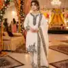 LG 2107 White Rayon Salwar Suit with Embroidery Work & Mirror Work. Grab it for ₹1999. Delivery 4-6 Working Days. Shop now. | Casual Suits, Jump Suits, Creative suits, Designer Suits, Palazzo Suits, Party Wear Suits, Patiala Suits, Salwar suit, Straight Suits