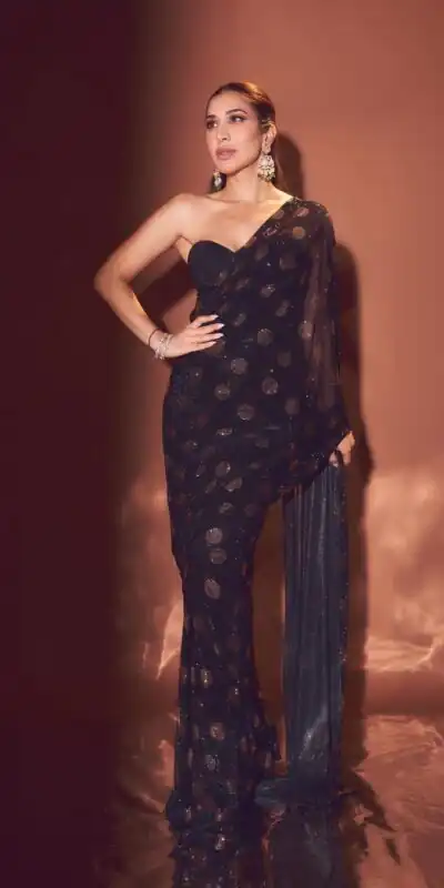 DF 3487 Black Faux Georgette Round Box Embroidery Work Saree . Perfect for Wedding, Party, Onam, Family ,Festive Deal ₹2049. Delivery 4-6 Working Days | Creative Sarees, Bollywood Sarees, Designer Sarees, Embroidered Sarees, Ethnic Saree, Modern Digital sarees, Party Wear Sarees, Sarees