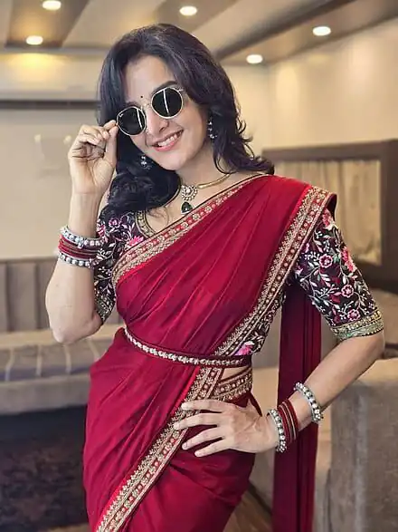 KD 540 Red Faux Georgette Sequence Work Saree . Perfect for Wedding, Party, Onam, Family ,Festive Deal ₹1949. Delivery 4-6 Working Days | Creative Sarees, Bollywood Sarees, Designer Sarees, Embroidered Sarees, Ethnic Saree, Modern Digital sarees, Party Wear Sarees, Sarees