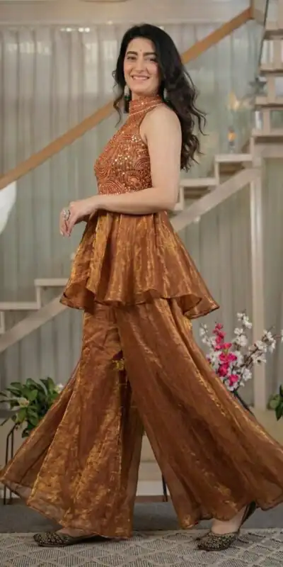 NF 1287 Rust in Color Fandy Silk Designer Work Salwar Suit . Affordable Price ₹2449. Delivery 4-6 Working Days. Shop now. | Casual Suits, Jump Suits, Creative suits, Designer Suits, Palazzo Suits, Party Wear Suits, Patiala Suits, Salwar suit, Straight Suits