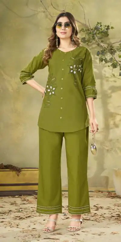 DIVA 162 Green Color Cotton Kurti with Printed Designer Work. Exclusive Offer ₹1749. Delivery 4-6 Working Days. Online Shop now. | Bollywood Kurti, Creative Kurtis, Designer Kurti, Kurti, Party Wear Kurti, Selfie Kurti