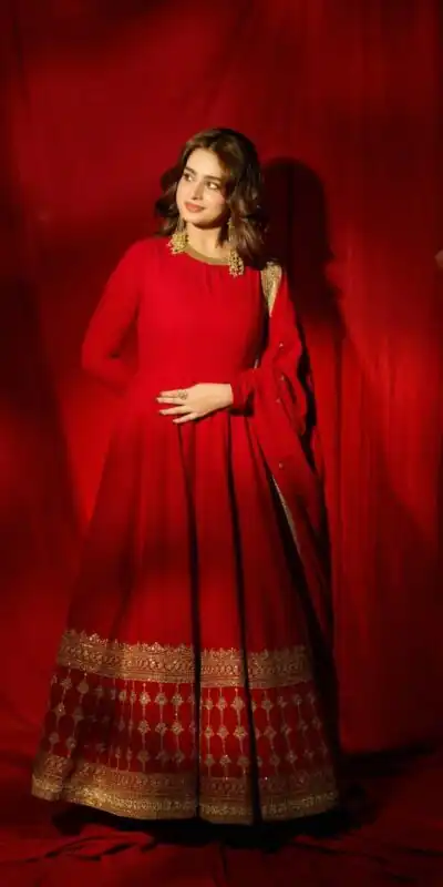 RRTC 6026 Red Color Vichitra Silk Thread Sequence Work Gown . Exclusive Offer ₹2499. Delivery 4-6 Working Days. Shop now. | Bollywood Gowns, Creative Gowns, Designer Gowns, Embroidered Gowns, Gowns, Party Wear Gowns