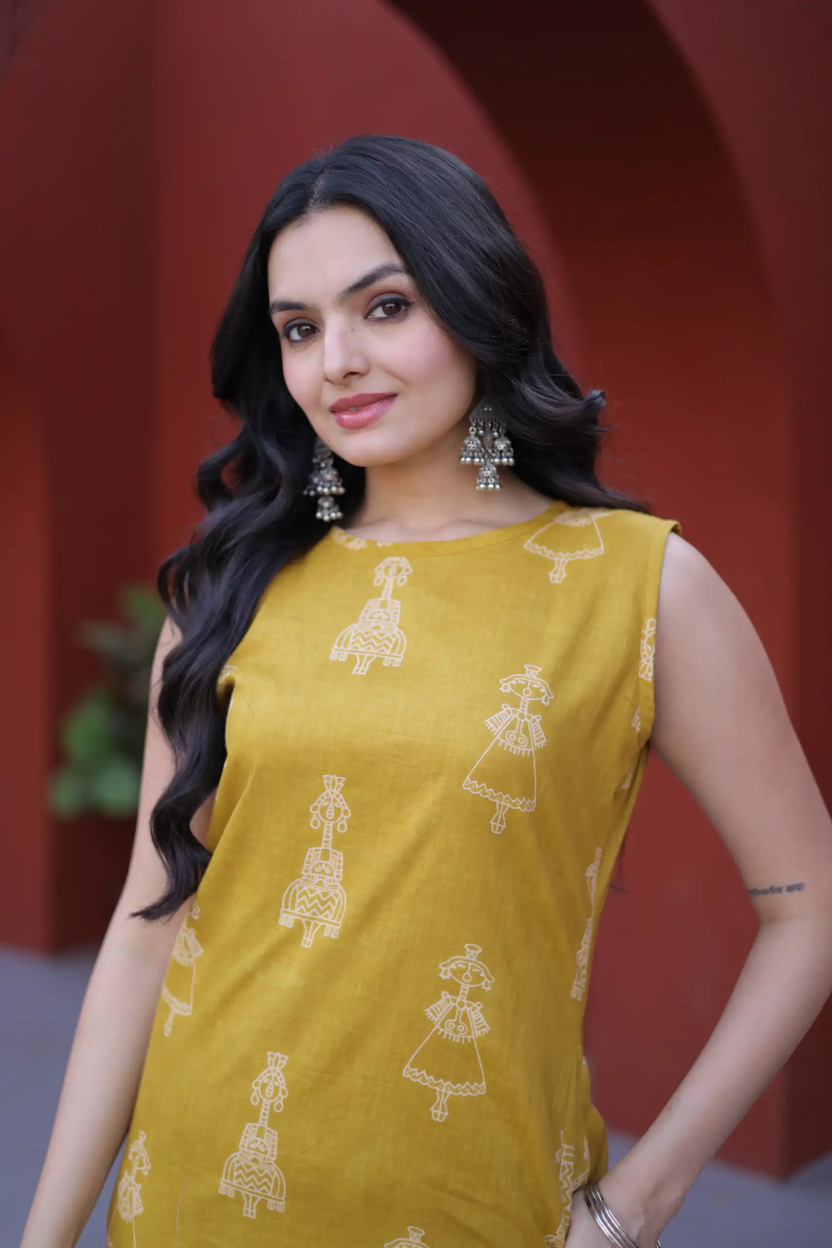 Mustard Cotton Kurti KA 1251 Rust with Designer Work. Wedding, Party, Festive, Events, Special Price ₹1519. Delivery 4-6 Working Days. Shop now. | Bollywood Kurti, Creative Kurtis, Designer Kurti, Kurti, Party Wear Kurti, Selfie Kurti