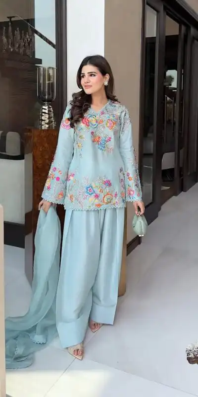 BE 469 Sky Blue in Organza ace Work & Embroidery Work Salwar Suit . Special Price ₹2049. Delivery 4-6 Working Days. Shop now. | Casual Suits, Jump Suits, Creative suits, Designer Suits, Palazzo Suits, Party Wear Suits, Patiala Suits, Salwar suit, Straight Suits