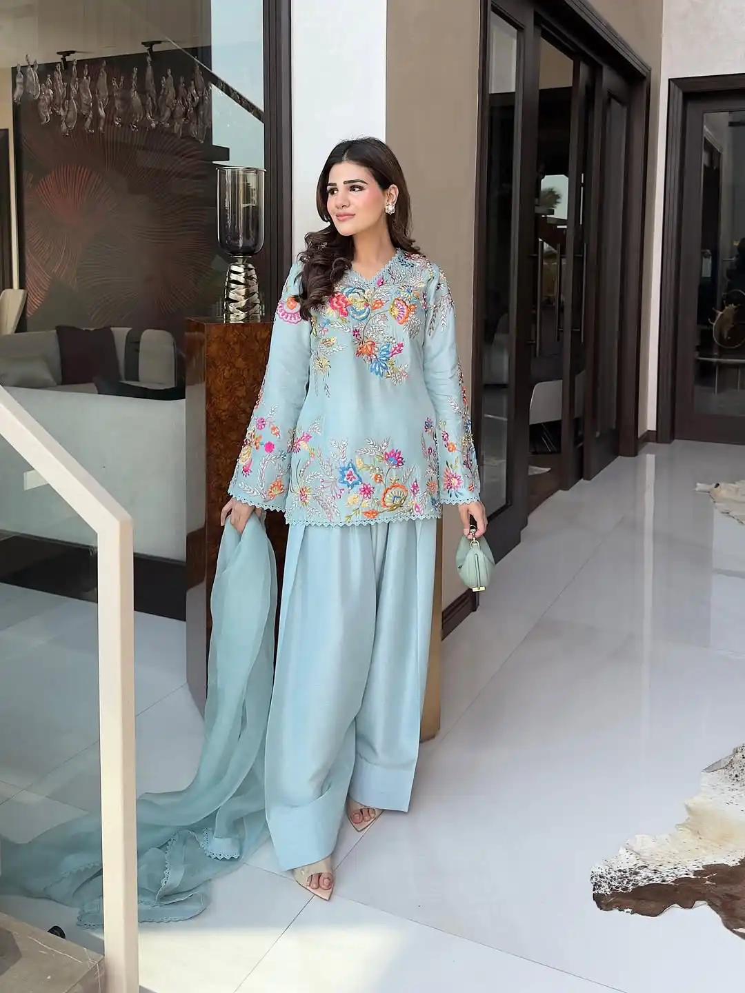 BE 469 Sky Blue in Organza ace Work & Embroidery Work Salwar Suit . Special Price ₹2049. Delivery 4-6 Working Days. Shop now. | Casual Suits, Jump Suits, Creative suits, Designer Suits, Palazzo Suits, Party Wear Suits, Patiala Suits, Salwar suit, Straight Suits