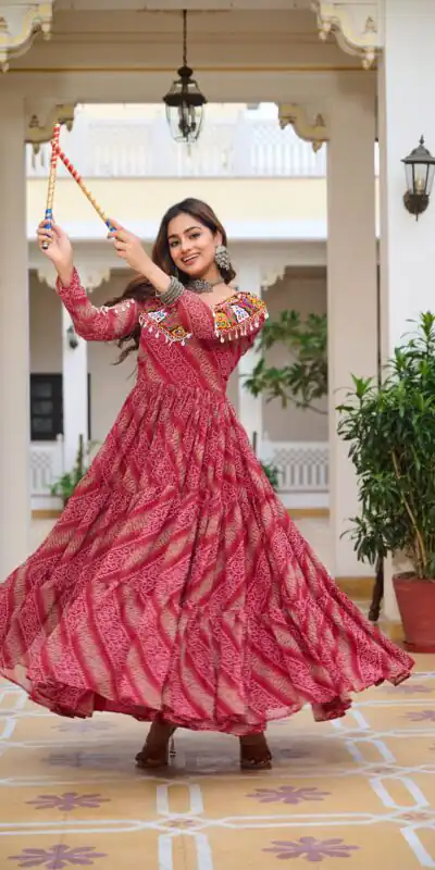 Ram 109 Red Color Faux Georgette Gown with Mirror Work. Wedding, Party, Festive, Events Get it for ₹1999. Delivery 4-6 Working Days.Online Shop now. | Bollywood Gowns, Creative Gowns, Designer Gowns, Embroidered Gowns, Gowns, Party Wear Gowns