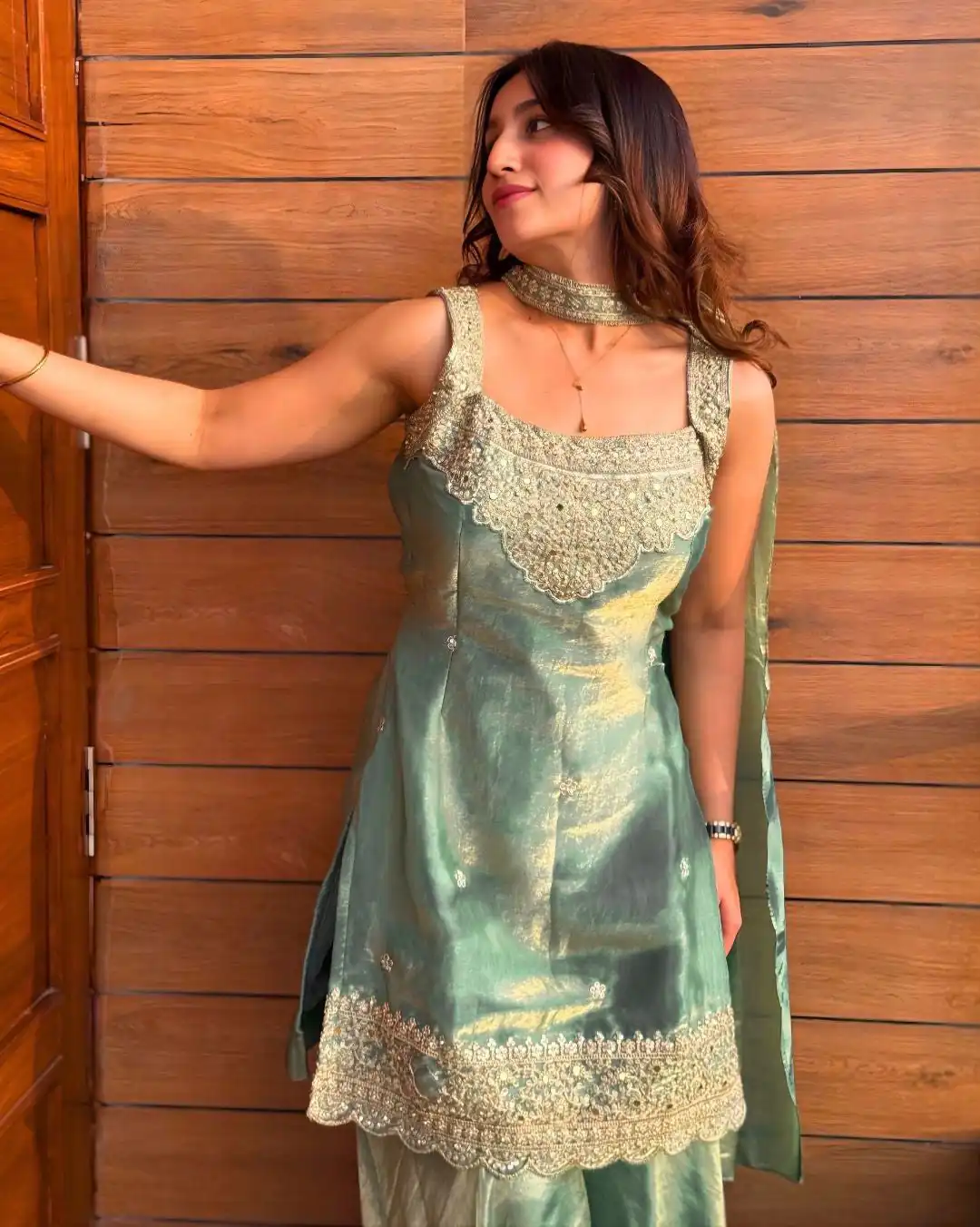 NF 1284 Green Fandy Silk Salwar Suit with Embroidery Work. Wedding, Party, Festive, Events Now at just ₹1999. Delivery 4-6 Working Days. Shop now. | Casual Suits, Jump Suits, Creative suits, Designer Suits, Palazzo Suits, Party Wear Suits, Patiala Suits, Salwar suit, Straight Suits