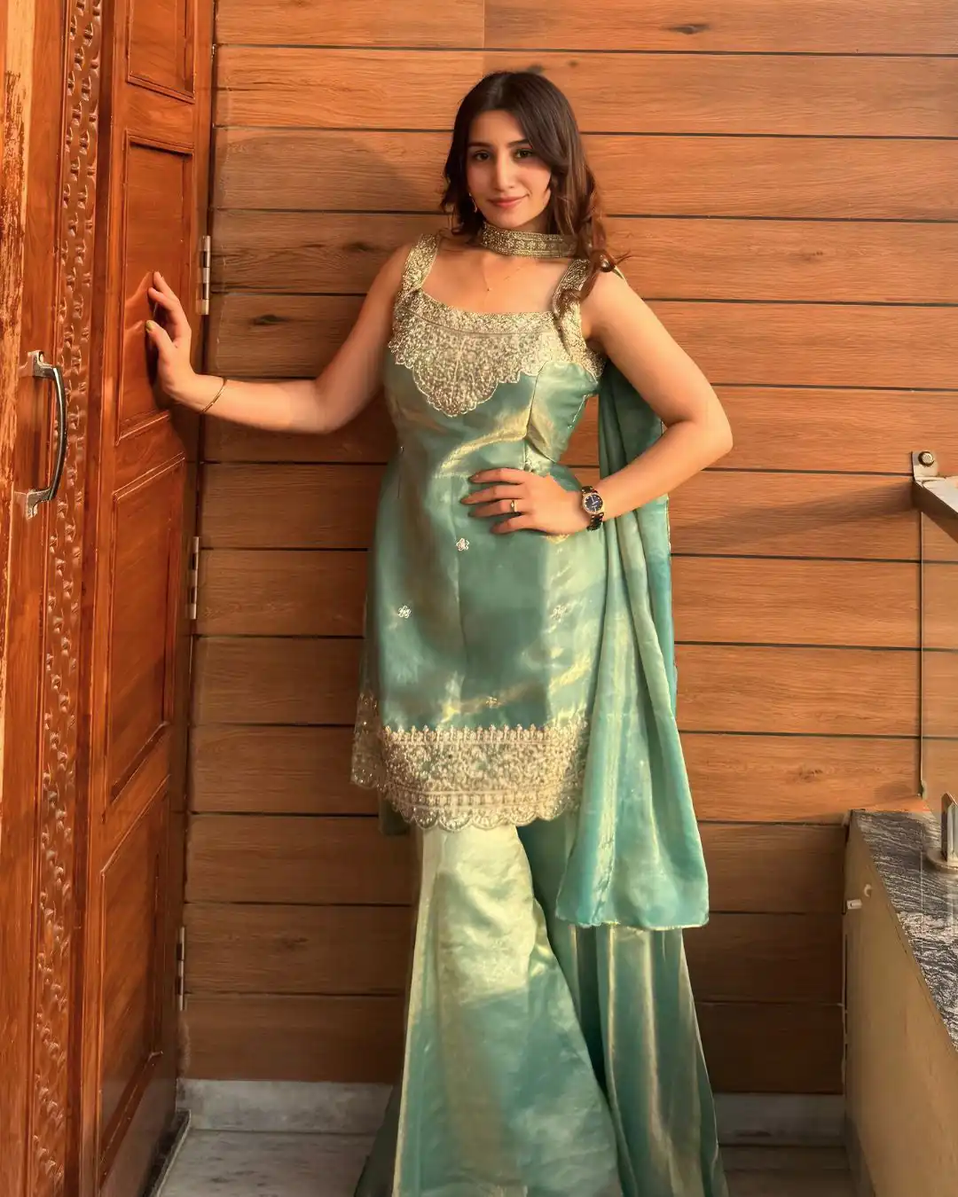 NF 1284 Green Fandy Silk Salwar Suit with Embroidery Work. Wedding, Party, Festive, Events Now at just ₹1999. Delivery 4-6 Working Days. Shop now. | Casual Suits, Jump Suits, Creative suits, Designer Suits, Palazzo Suits, Party Wear Suits, Patiala Suits, Salwar suit, Straight Suits