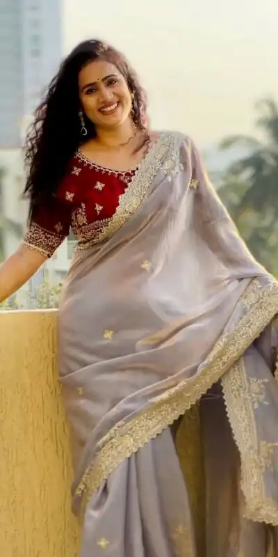JR 666 Lavender Fendy Satin Saree Perfect for Wedding, Party, Durga Puja, Raksha Bandhan, Sangeet – . Festive Deal ₹1949. Delivery 4-6 Working Days. | Creative Sarees, Bollywood Sarees, Designer Sarees, Embroidered Sarees, Ethnic Saree, Modern Digital sarees, Party Wear Sarees, Sarees
