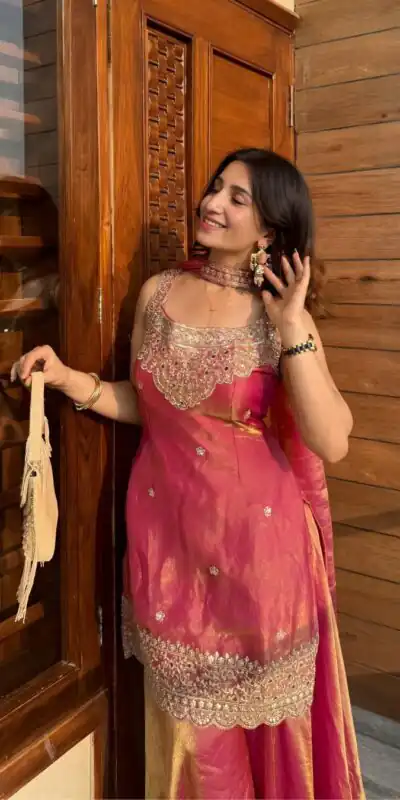 NF 1284 Rust Fandy Silk Salwar Suit with Embroidery Work. Wedding, Party, Festive, Events Now at just ₹1999. Delivery 4-6 Working Days. Shop now. | Casual Suits, Jump Suits, Creative suits, Designer Suits, Palazzo Suits, Party Wear Suits, Patiala Suits, Salwar suit, Straight Suits