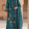 FC 1220 Blue Crunchy Salwar Suit with Embroidery Work. Wedding, Party, Festive, Events Grab it for ₹2149. Delivery 4-6 Working Days. Shop now. | Casual Suits, Jump Suits, Creative suits, Designer Suits, Palazzo Suits, Party Wear Suits, Patiala Suits, Salwar suit, Straight Suits