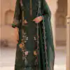 FC 1220 Green Crunchy Salwar Suit with Embroidery Work. Wedding, Party, Festive, Events Grab it for ₹2149. Delivery 4-6 Working Days. Shop now. | Casual Suits, Jump Suits, Creative suits, Designer Suits, Palazzo Suits, Party Wear Suits, Patiala Suits, Salwar suit, Straight Suits
