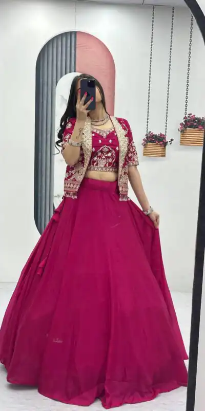 PC 566 Pink Color Chinon silk Lehenga Choli with Cut Work. Special Online Price ₹2649. Delivery 4-6 Working Days. Shop now. | Bollywood Lehenga, Creative Lehenga, Designer Lehenga, Embroidered Lehenga, Lehenga, Party Wear Lehenga
