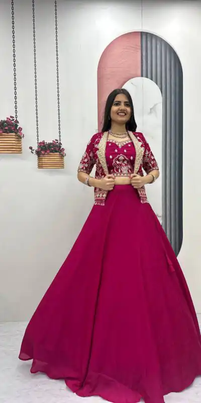 PC 566 Pink Color Chinon silk Lehenga Choli with Cut Work. Special Online Price ₹2649. Delivery 4-6 Working Days. Shop now. | Bollywood Lehenga, Creative Lehenga, Designer Lehenga, Embroidered Lehenga, Lehenga, Party Wear Lehenga