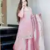DC 114 Pink Fandy Satin Salwar Suit with Embroidery Work & Lace Work. Exclusive Offer ₹1899. Delivery 4-6 Working Days. Shop now. | Casual Suits, Jump Suits, Creative suits, Designer Suits, Palazzo Suits, Party Wear Suits, Patiala Suits, Salwar suit, Straight Suits