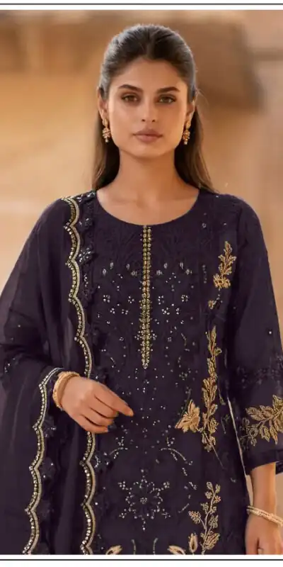 FC 1220 Wine Crunchy Salwar Suit with Embroidery Work. Wedding, Party, Festive, Events Grab it for ₹2149. Delivery 4-6 Working Days. Shop now. | Casual Suits, Jump Suits, Creative suits, Designer Suits, Palazzo Suits, Party Wear Suits, Patiala Suits, Salwar suit, Straight Suits