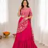 BB 75 Pink Color French Crape Saree with Embroidery Work. Wedding, Party, Festive, Online Best Price ₹2399. Delivery 4-6 Working Days. Shop now. | Creative Sarees, Bollywood Sarees, Designer Sarees, Embroidered Sarees, Ethnic Saree, Modern Digital sarees, Party Wear Sarees, Sarees