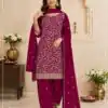 FC 3114 Red Blooming Fox Georgette Salwar Suit with Embroidery Work. Exclusive Offer ₹2499. Delivery 4-6 Working Days. Shop now. | Casual Suits, Jump Suits, Creative suits, Designer Suits, Palazzo Suits, Party Wear Suits, Patiala Suits, Salwar suit, Straight Suits