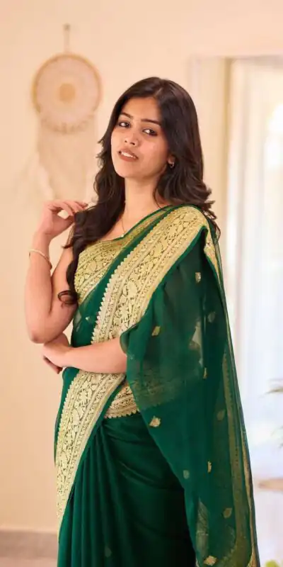 KPR 255 Green Soft Lilan Slab Saree Perfect for Wedding, Party, Lohri, Durga Puja, Pongal – . Get it for ₹1349. Delivery 4-6 Working Days. Shop now. | Creative Sarees, Bollywood Sarees, Designer Sarees, Embroidered Sarees, Ethnic Saree, Modern Digital sarees, Party Wear Sarees, Sarees