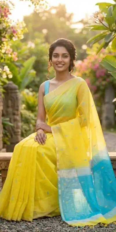 KP 6050 Pink Yellow Lilan Slab Saree Perfect for Wedding, Party, Lohri, Durga Puja, Pongal – . Get it for ₹1299. Delivery 4-6 Working Days. Shop now. | Creative Sarees, Bollywood Sarees, Designer Sarees, Embroidered Sarees, Ethnic Saree, Modern Digital sarees, Party Wear Sarees, Sarees