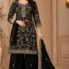 FC 1967 Black Chinon Embroidery Work Salwar Suit Wedding, Party, Festive, Events,, Reception,, Price ₹3049. Delivery 4-6 Working Days. Shop now. | Casual Suits, Jump Suits, Creative suits, Designer Suits, Palazzo Suits, Party Wear Suits, Patiala Suits, Salwar suit, Straight Suits