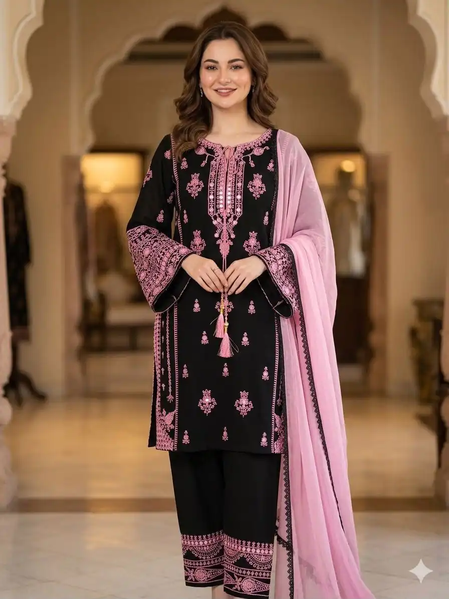BE 465 Black in Faux Georgette Mirror Embroidery Work Salwar Suit . Best Price ₹1999. Delivery 4-6 Working Days. Shop now. | Casual Suits, Jump Suits, Creative suits, Designer Suits, Palazzo Suits, Party Wear Suits, Patiala Suits, Salwar suit, Straight Suits