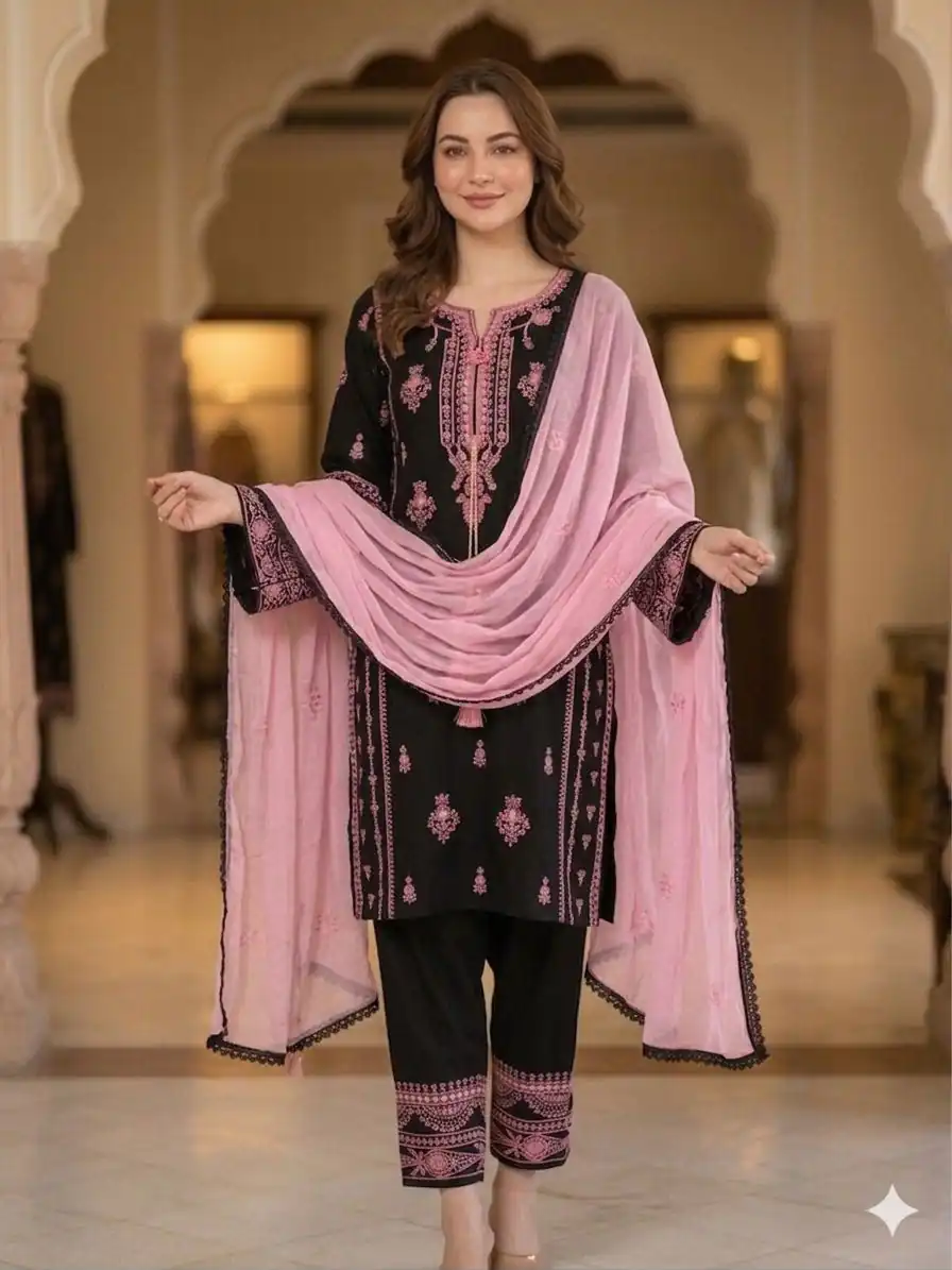 BE 465 Black in Faux Georgette Mirror Embroidery Work Salwar Suit . Best Price ₹1999. Delivery 4-6 Working Days. Shop now. | Casual Suits, Jump Suits, Creative suits, Designer Suits, Palazzo Suits, Party Wear Suits, Patiala Suits, Salwar suit, Straight Suits